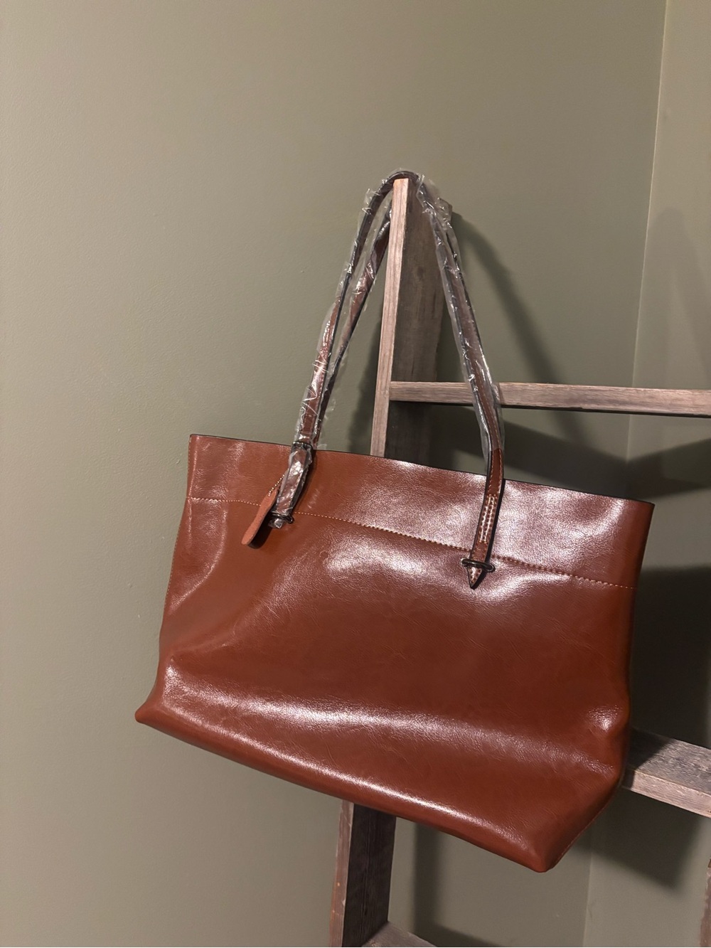 Sleek Brown Tote